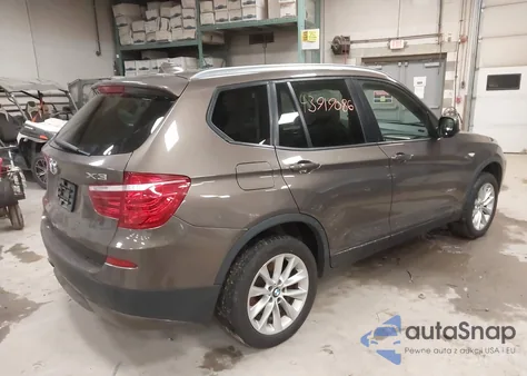 2014 BMW X3 xDrive28I z USA, uszkodzony, nr VIN 5UXWX9C58E0D25912
